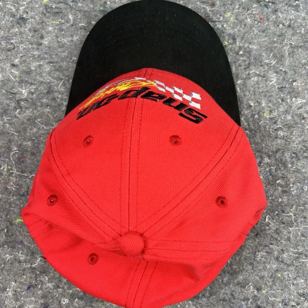 Snap-On Racing Adjustable Hat Cap Red Black Baseball Motorsports Used